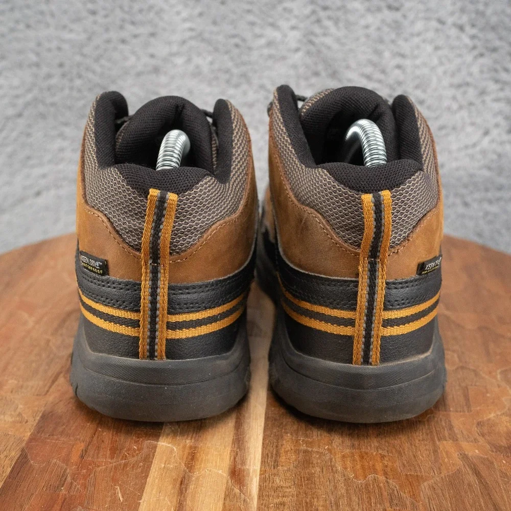 KEEN Targhee Mid Hiking Boots Kids Size 5 Brown Good Waterproof Outdoor